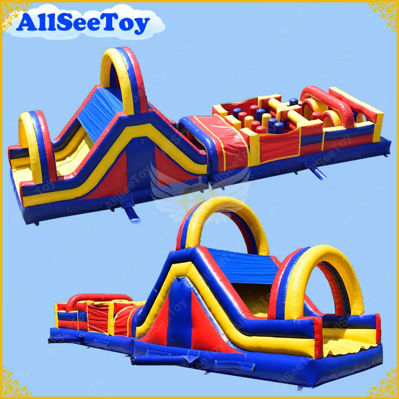 

12x3.5m Commercial Use Inflatable Obstacle Course for Kids