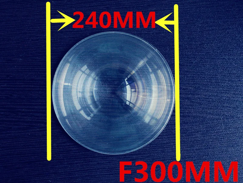 

Fresnel lens Diameter 240 mm Focal length 300mm Round Fresnel Lens thickness 2mm circle lens for DIY Free shipping