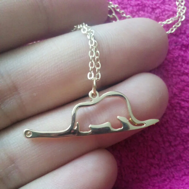 hzew-animal-cute-Little-Prince-necklaces-jewelry-Elephant-a-snake-Charm-pendant-necklace