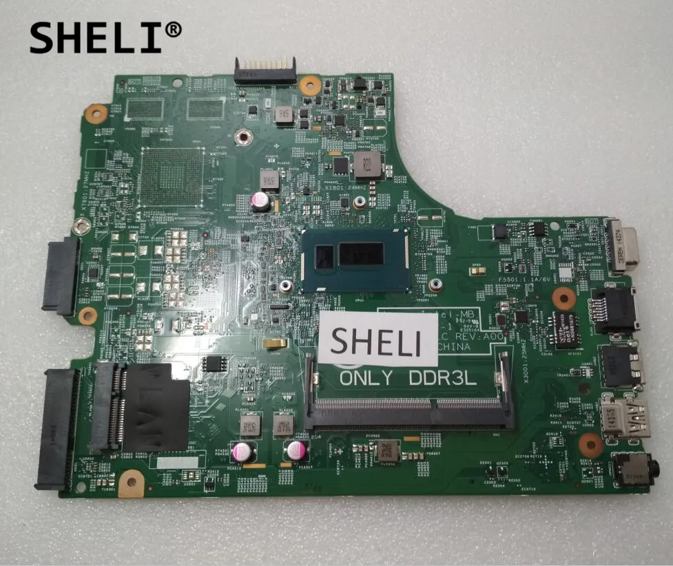 

SHELI For DELL 3546 Motherboard with I5-4210U cpu CN-0PV7KR 0PV7KR PV7KR