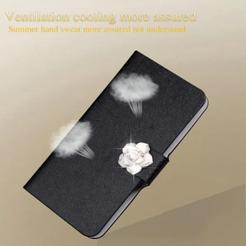 Для Huawei Ascend Y600 Y 610 Y610 Case моды роскошь шелка case Стенд флип Бумажник Карты Высокого