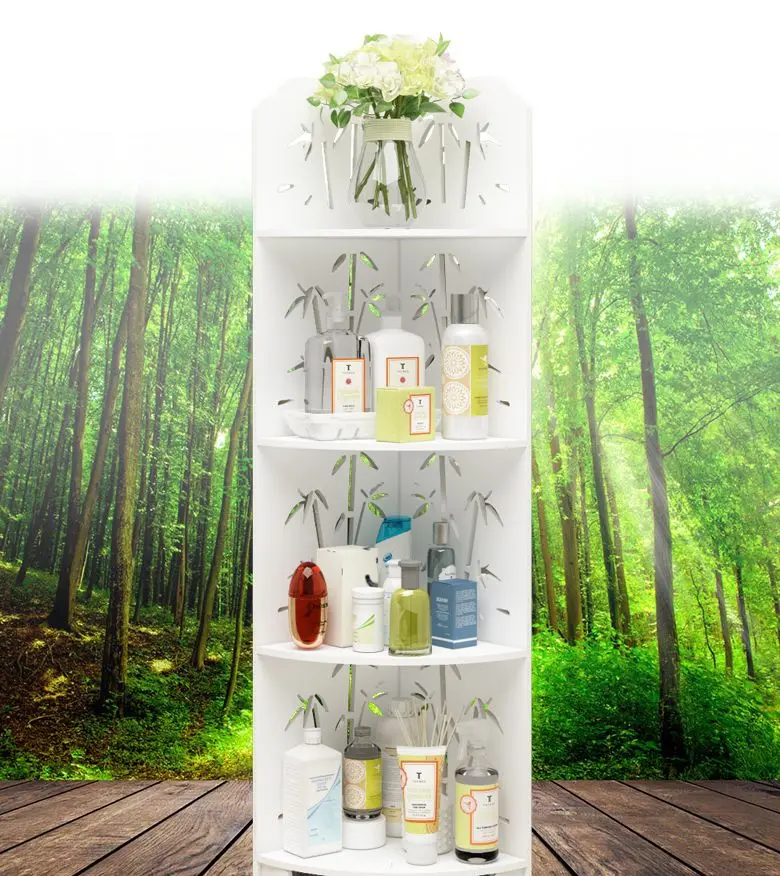 

Bathroom storage rack floor-standing rack shower cabinet corner storage cabinet