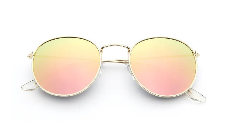 Овальные классические солнцезащитные очки для женщин/мужчин, фирменный дизайн, винтажные очки, зеркальные очки для покупок - Цвет линз: C11