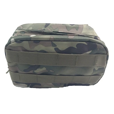 Тактический карман для экстренного выживания на открытом воздухе с двойной молнией для кемпинга и охоты, сумка для инструментов, большой размер, горизонтальная сумка Molle, поясная сумка - Цвет: CP
