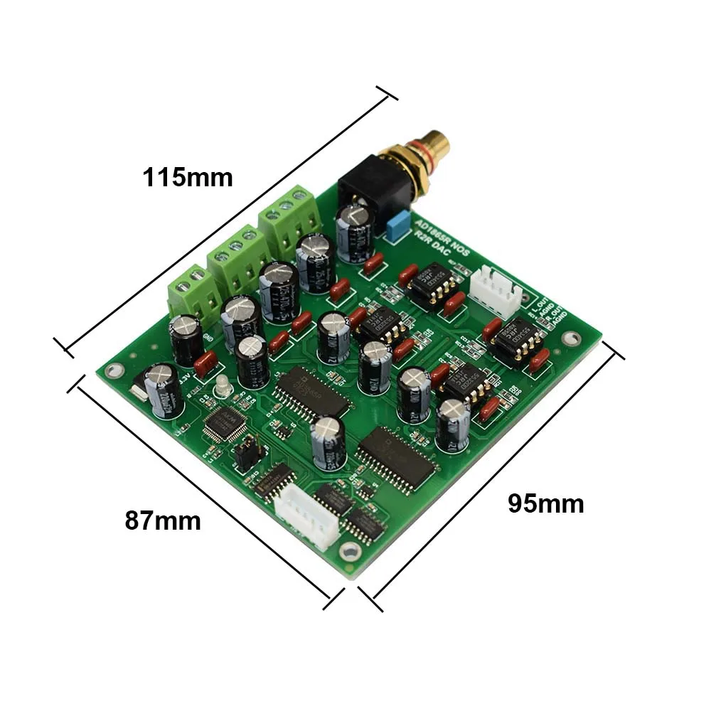 Lusya R2R декодер доска AD1865R NOS dac аудио декодирование доска DC 15 в T0490