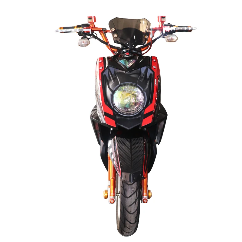 Motocicleta de scooter eléctrico con marco de aleación de aluminio de plomo de 60 V 20AH 30-50 km/h bicicleta eléctrica potente sin escobillas motor Ebi