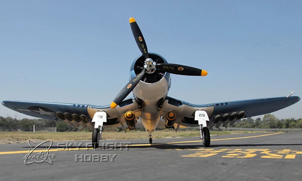 Skyflight LX model 1.6M wingspan F4U propeller plane model
