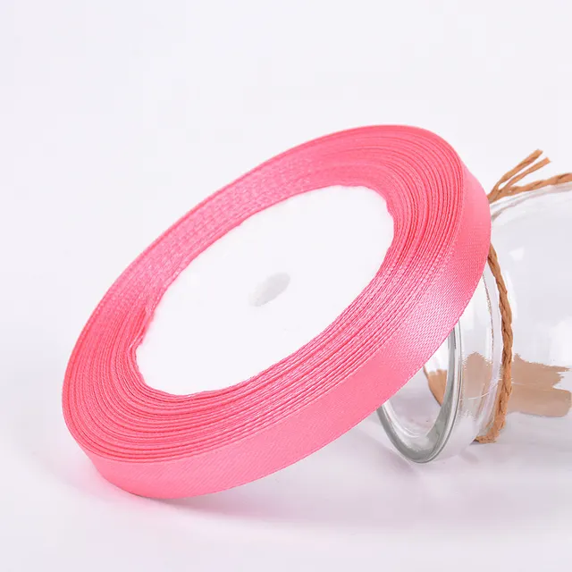 25Yards/Roll Grosgrain Satin Ribbons for Wedding Christmas Party Decorations DIY Bow Craft Ribbons Card Gifts Wrapping Supplies 14