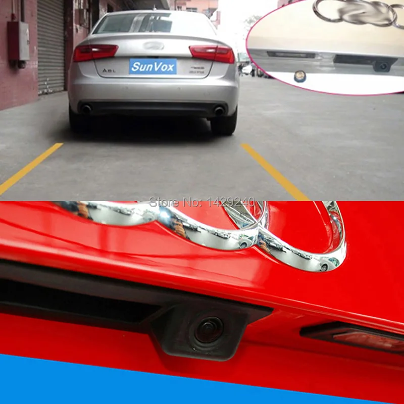 Автомобильная камера LEEWA с ручкой для багажника заднего вида Skoda Octavia/Fabia/Superb/Rapid