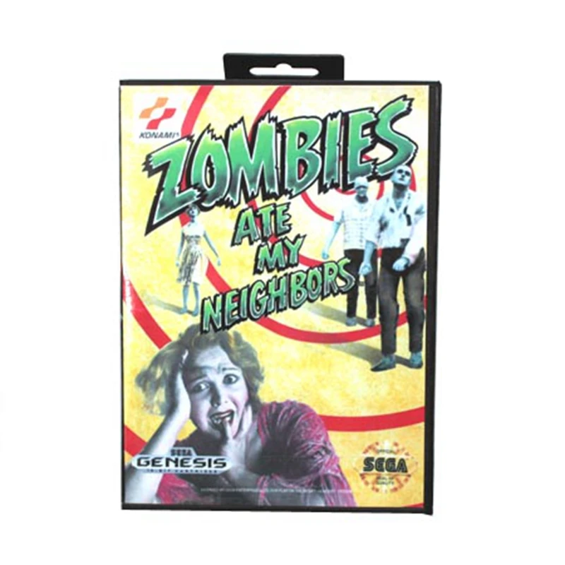 

Zombie Ate My Neighbors Boxed Version 16bit MD Game Card For Sega Mega Drive And Genesis