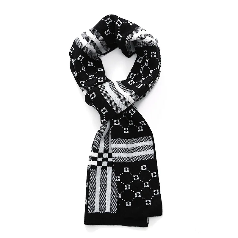 NEW Arrival Men Casual font b tartan b font scarves plaid design Male striped Scarf Fall
