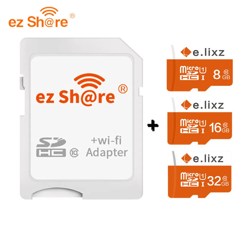 ez Share Micro SD адаптер Wifi беспроводной 8G 16G 32G класс 10 карта памяти TF MicroSD адаптер WiFi Cartao de memoria