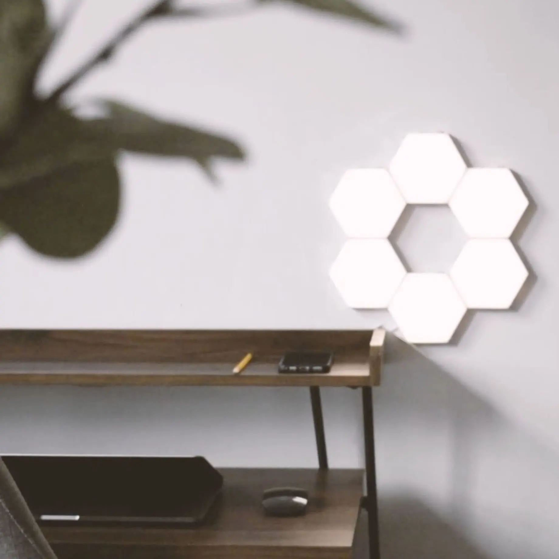 Sensível ao Toque Lâmpada de Parede Luz da Noite Modular Magnético Criativo Decoração Painel Novidade Faça Você Mesmo Hexagonal Presente Led Luz 8 Luzes noturnas