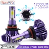 BraveWay-ampoule de glace pour phares automobiles, lumière Led Led H4 H7 H11 9005 9006 H1 phare voiture Led lampes à diodes automobiles H1 ampoule LED ► Photo 1/6