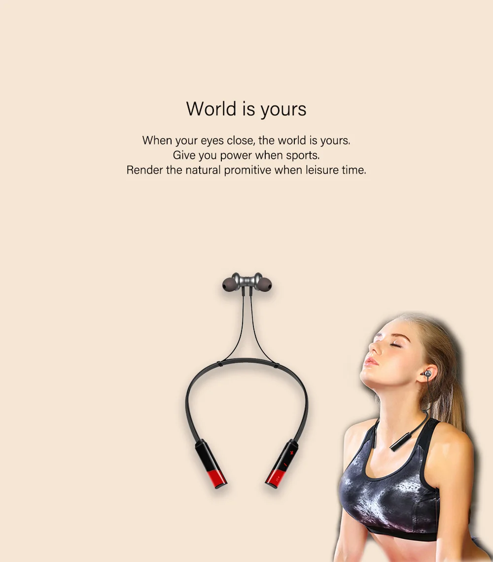 Original Sport Wireless Blue tooth Earphone Headphone With Microphone Folding at Random For iPhone Android Cellphone