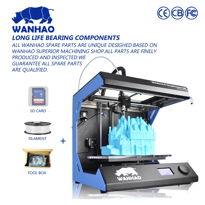 Настольный 3D принтер Wanhao D5S с высокой производительностью и точностью