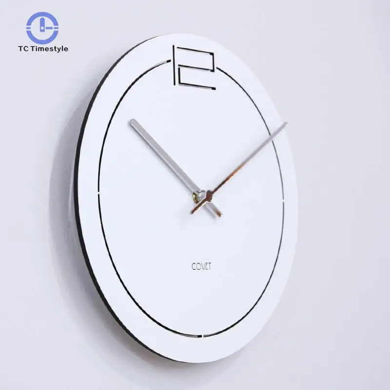 Wall Clock Living Room Modern Simple Watch Bedroom Mute Creative