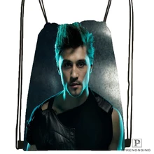 Custom Dima Bilan походная сумка на шнурке милый рюкзак для детей(черная спинка) 31x40 см#180531-03-36