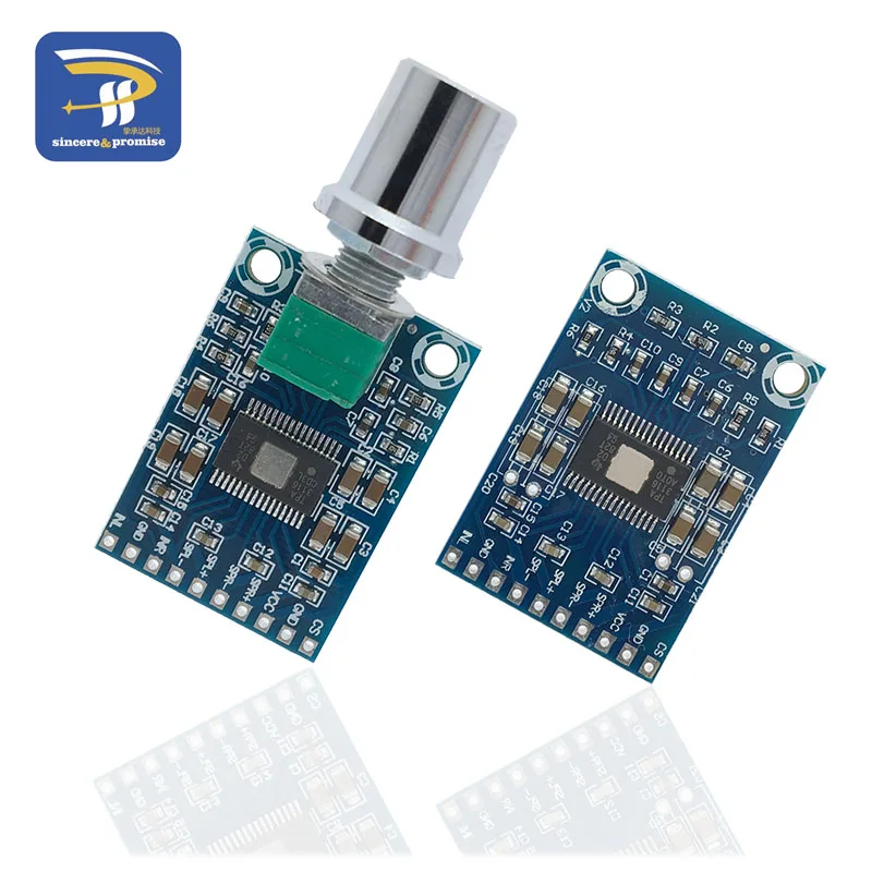 

DC 12V-24V 2x50W Dual Channel Mini Digital Amplifier D Class 50W+50W TPA3116D2 50W Power Amplifier Board