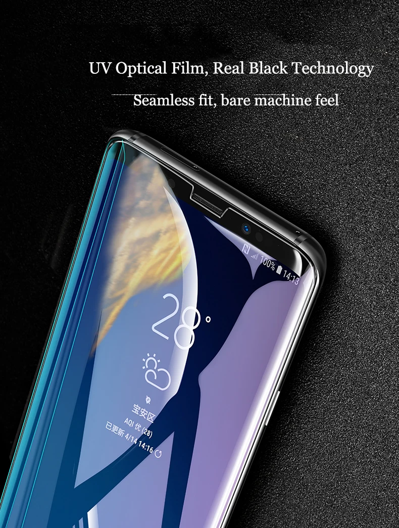 Для samsung s10 s9 s8 plus s10 5G закаленное стекло УФ клей нано жидкая Защитная пленка для Galaxy note 8 9 s7edge защита экрана