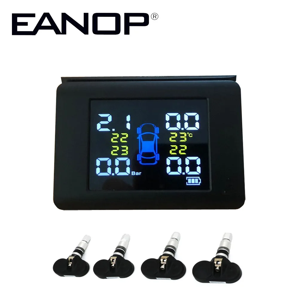 

EANOP Solar TPMS Systems Tire Pressure Monitoring System External/Internal tpms Tyre Pressure Safty Alarm