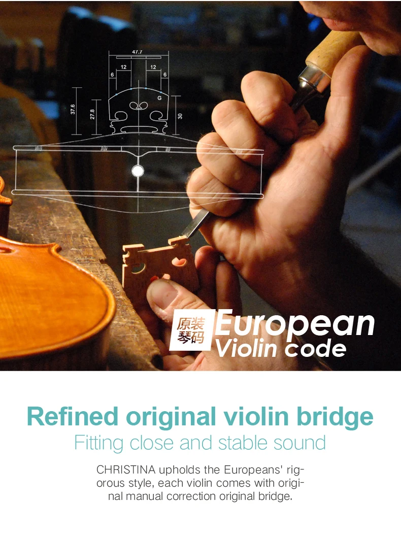 Кристина EU4000B мастер скрипка 4/4 Сделано в Европе Клен пылающий профессиональный итальянский ручной работы скрипка с Скрипка чехол Лук канифоль