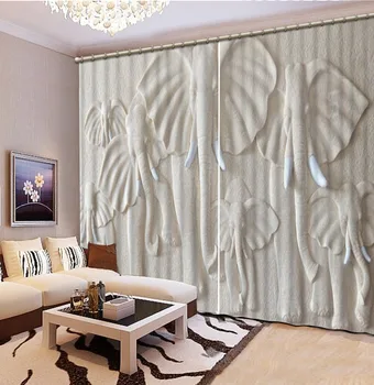 

3d curtains 3D Printing Curtains Lifelike HD 3D Visual Enjoyment Curtains Bedroom Living Room Sunshade Window Curtain CL-D162