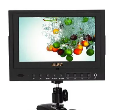 LILLIPUT 5DII 7 дюймов монитор, 1080 P ЖК-дисплей на DSLR Камера монитор HDMI+ башмак+ 2 шт. Батарея Plat