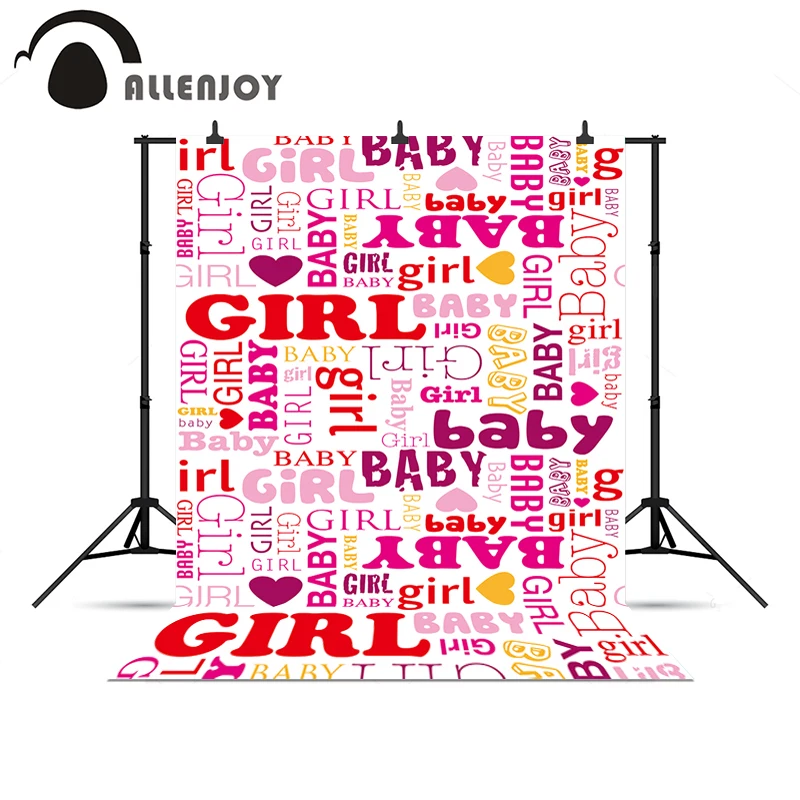 Allenjoy фоны для фотосъемки девочка ребенок крутой розовый граффити фон новый год |