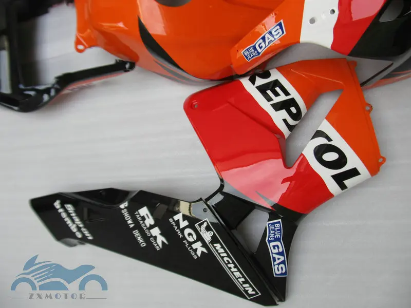 Бесплатный заказ инъекционные детали для CBR 600RR 2003 2004 дорожные гоночные