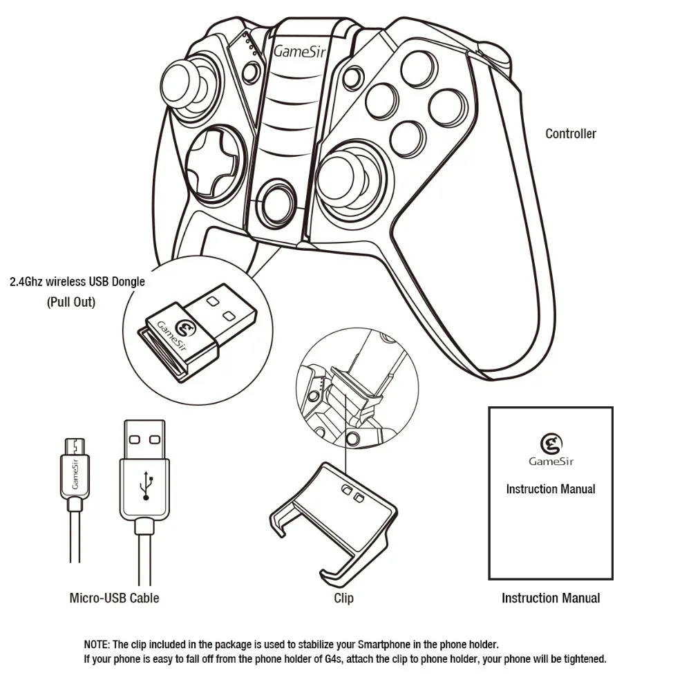 GameSir G4s игрового контроллера геймпад для PS3 контроллер Bluetooth 2,4 ГГц проводной snes nes N64 джойстик ПК для SONY Playstation 3 для пульта PS3