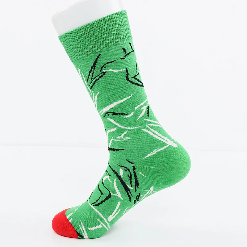 [WPLOIKJD] Креативные цветные забавные Носки с рисунком, хлопковые счастливые носки женские Харадзюку, свадебные клоцеты, авокадо