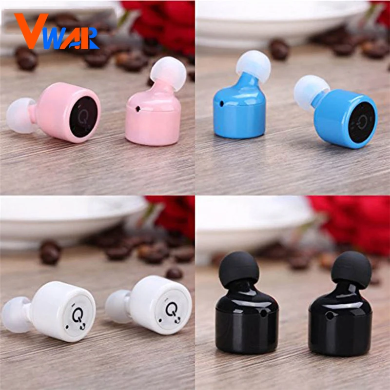 

X1T Mini Wireless Earphone Sport Bluetooth 4.2 Tiny Headset Portable Handfree Voice Prompt True Invisible Earbud For Smart Phone