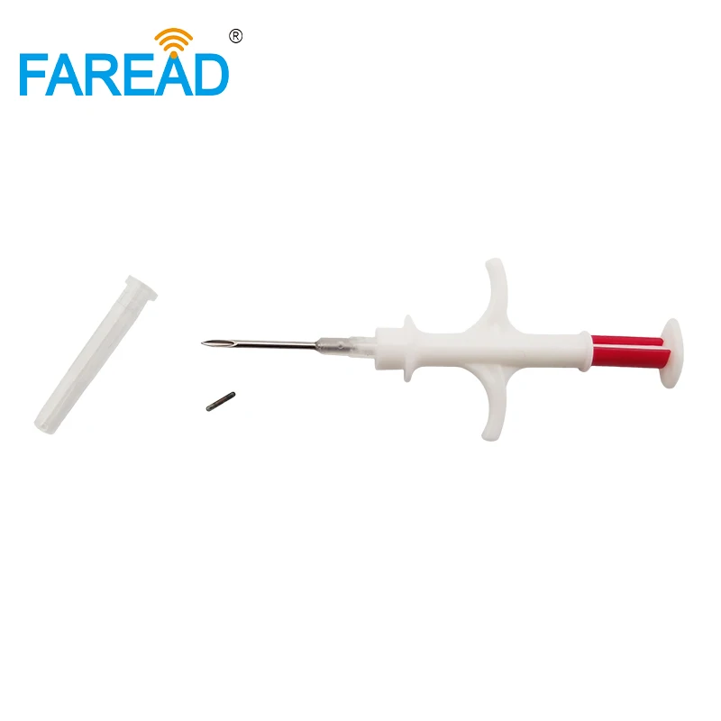 

Free shipping 2.12x12mm animal microchip transponder chip for dog cat pets ID implant hypodermic