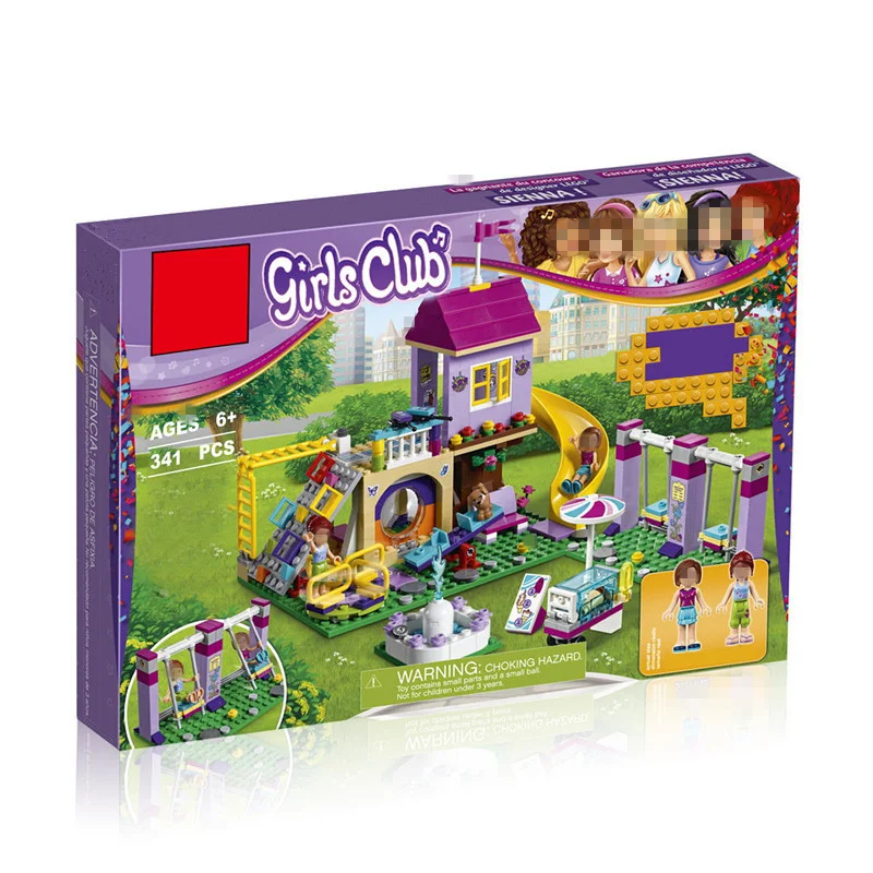 Friends the Heartlake City Playground set Legoinglys Girl Model Building Blocks kits Bricks Compatible 41325 Children Toy Friends the Heartlake City Playground set Legoinglys Girl Model Building Blocks kits Bricks Compatible 41325 Children Toy