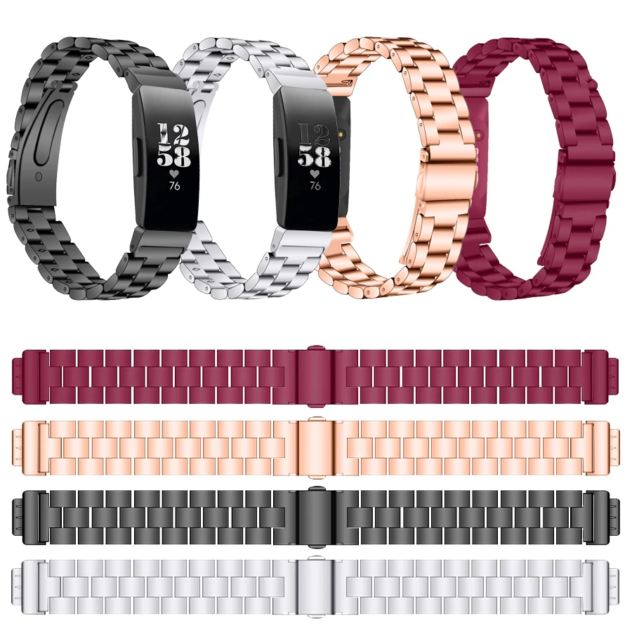 

Stainless Steel Watch Band Wrist Strap for Fitbit Inspire&Inspire HR Band for Fitbit Inspire Strap Bracelet