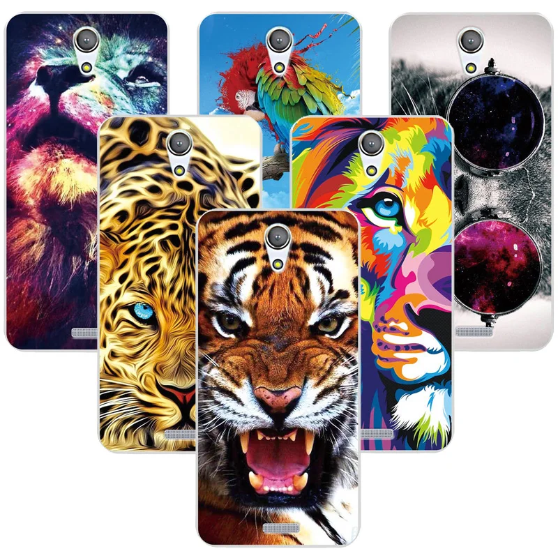

For BQ BQ-5202 Space Lite Case 5.2" Mobile Phone Back Cover Bag Fearsome Animal Cases For BQ 5202 BQ5202 Space Lite Cover Case