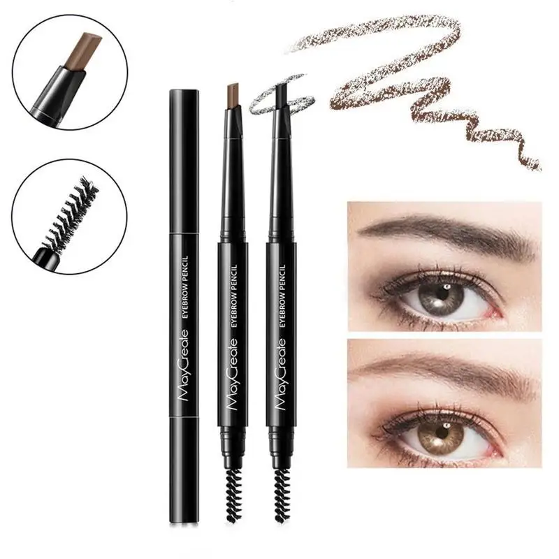Buy Double Head Eyebrow Pencil With Eyebrow Brush Comb