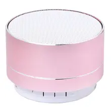 Bluetooth беспроводной бумбокс стерео динамик портативный для iPhone 6S для samsung Цвет: розовое золото