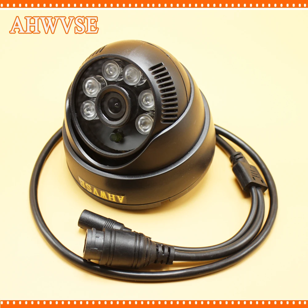 AHWVSE Black HD IP Camera 720P Mini IR Dome Security Camera Indoor 1MP with NVSIP application