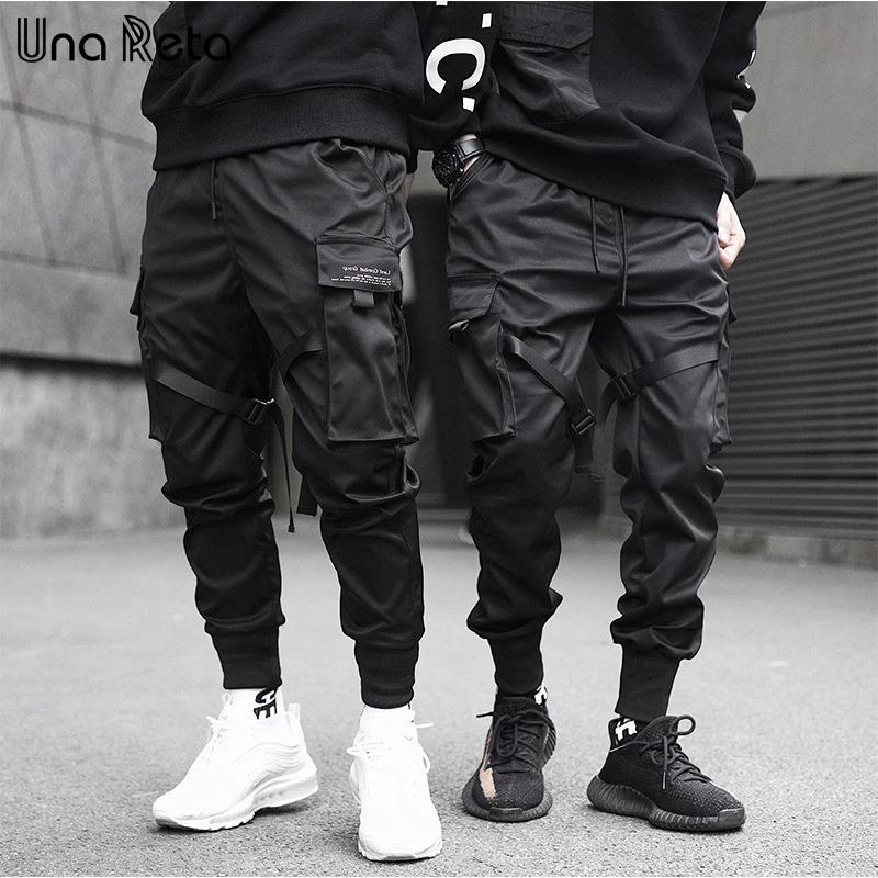 Una Reta Pants Men New Arrivals Casual Joggers Harem Japanese Slim Fit Sweatpant Hip Hop Trousers Man Streetwear Casual Pants - AliExpress