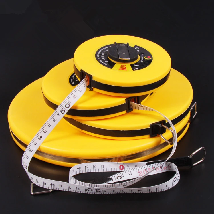 Glass fiber tape measuring scale of 20 meters 30 meters wave feet 50