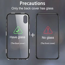 360 Adsorção Magnética Caso para Xiao mi mi Caso mi 8 8 SE Completa Cobertura de Luxo Ímã Caixa De Vidro Temperado para Xiao mi mi 8 SE Caso