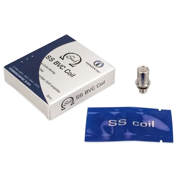 

5pcs Innokin ISub SS BVC Coil 0.5ohm 30-60W for ISub/iSub V Tank Atomizer Made of 100% Organic Cotton Wicking E-cig Vape Coil