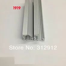 RA-1919; 1 м длинный светодиодный алюминиевый профиль(анодированный серебряного цвета цвет) с крышкой ПК; для flexibe или жесткий светодиодный полоски
