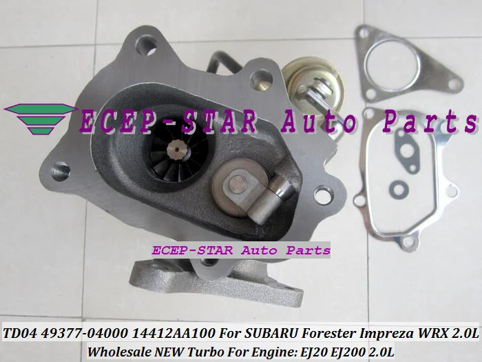 TD04L 49377-04000 14412-AA100 14412AA100 4937704000 турбо Турбокомпрессор Для SUBARU Forester, автомобильные аксессуары, брелок для автомобиля SUBARU WRX EJ200 EJ20 2.0L 211HP