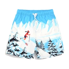 Быстросохнущие мужские купальники пляжные шорты для активного отдыха тренд мужские шорты купальные боксеры shrot Мужской купальный костюм Sunga board трусы для серфинга купальный костюм