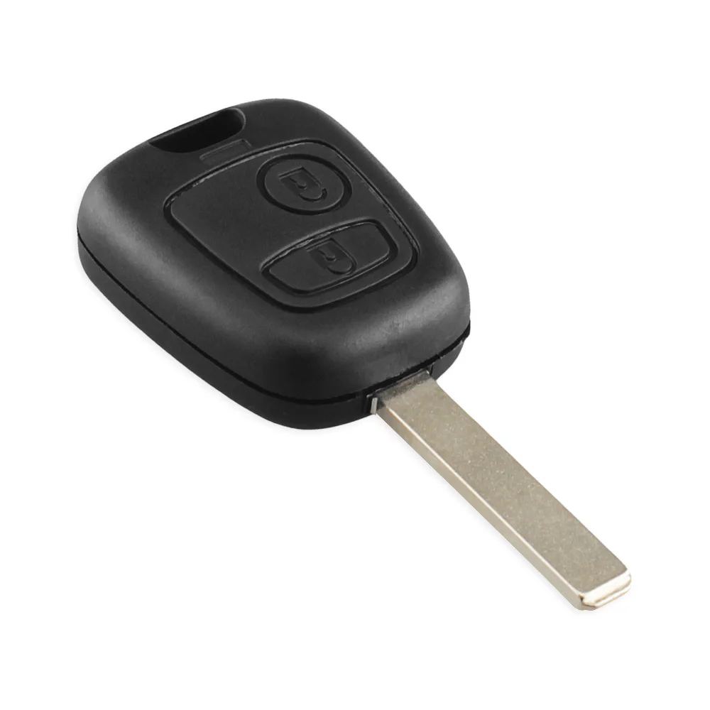 KEYYOU 10X2 кнопки дистанционного ключа автомобиля Корпус брелок для Citroen C1 C2 C3/Pluriel C4 C5 C8/Xsara Picasso крышка 2B