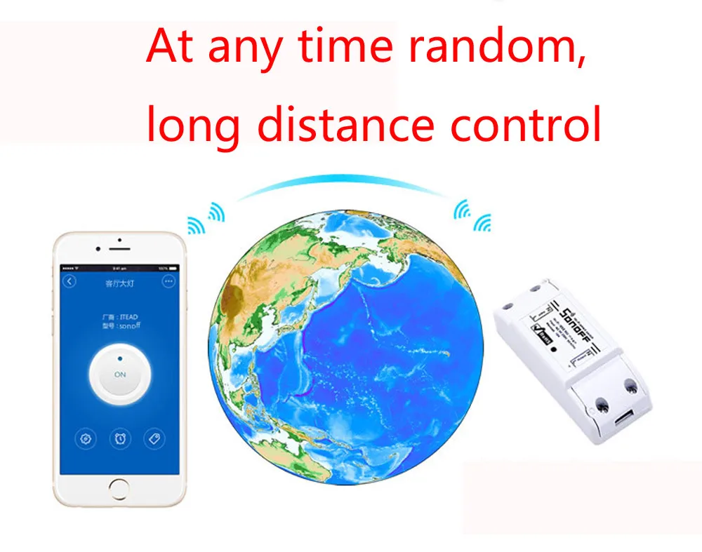 SONOFF базовый Умный дом Wifi беспроводной переключатель дистанционного управления релейный модуль автоматизации для смартфонов Apple Android 10A 220 В