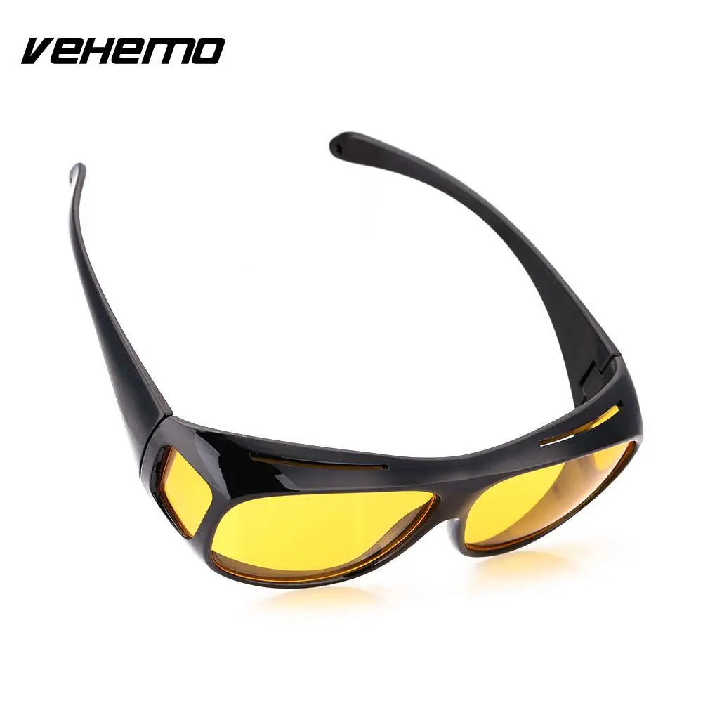 Vehemo Men Women Sunglasses Unisex HD Yellow Lenses Sunglasses Night Vision Goggles Car Driving Glasses Eyewear UV Protection Vehemo Men Women Sunglasses Unisex HD Yellow Lenses Sunglasses Night Vision Goggles Car Driving Glasses Eyewear UV Protection